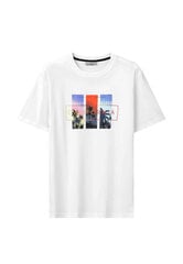 Glo Story Футболки White MPO 3501/WHITE MPO 3501/WHITE/XL цена и информация | Мужские футболки | 220.lv