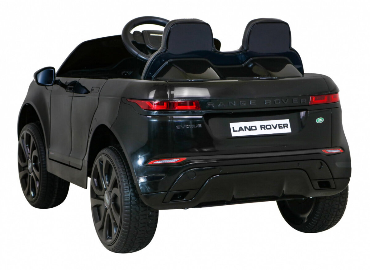 Vienvietīgs elektroauto Range Rover Evoque, melns cena un informācija | Bērnu elektroauto | 220.lv