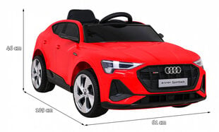 Audi E-Tron vienvietīgs elektroauto bērniem, sarkans cena un informācija | Bērnu elektroauto | 220.lv