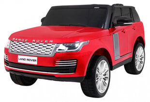 Dvivietis elektromobilis Range Rover HSE, raudonas lakuotas cena un informācija | Bērnu elektroauto | 220.lv