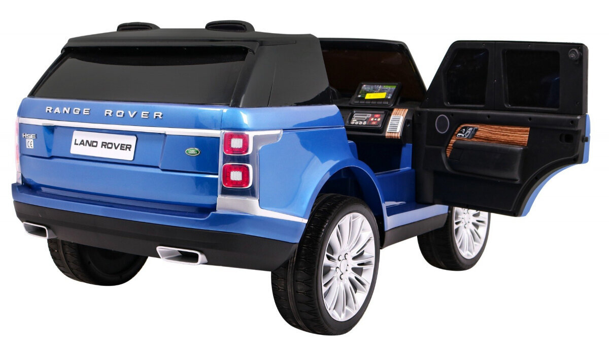 Divvietīgs elektroauto Range Rover HSE, zils cena un informācija | Bērnu elektroauto | 220.lv