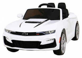 Vienvietis elektromobilis Chevrolet CAMARO 2SS, baltas cena un informācija | Bērnu elektroauto | 220.lv