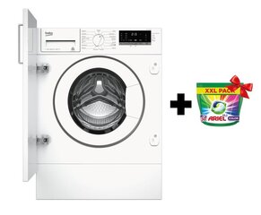 Beko WITC7612B0W + Ariel PODS All in one, 50 pcs цена и информация | Стиральные машины | 220.lv