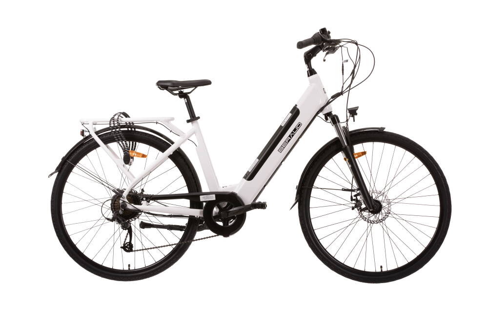 Elektriskais velosipēds Denver E8600 28", balts цена и информация | Elektrovelosipēdi | 220.lv