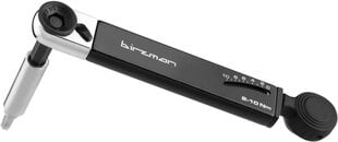 Dinamometra uzgriežņu atslēga Birzman Pocket 2-10 Nm, melna cena un informācija | Velo instrumenti, kopšanas līdzekļi | 220.lv
