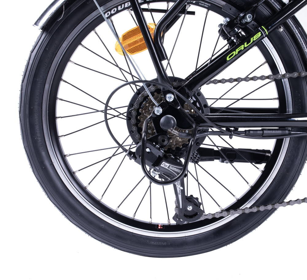 Elektriskais velosipēds Denver Orus E 2000 20", melns cena un informācija | Elektrovelosipēdi | 220.lv