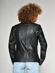 Mustang sieviešu ādas virsjaka, melna cena un informācija | Sieviešu virsjakas | 220.lv