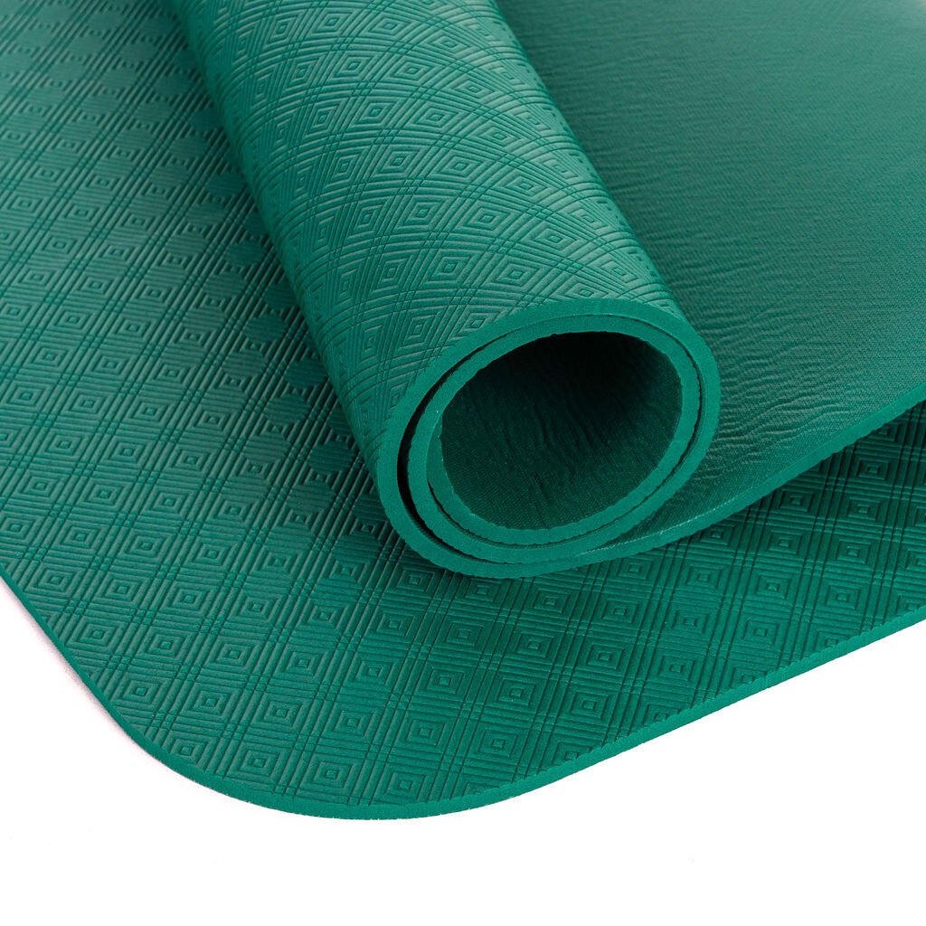 Vingrošanas paklājiņš Poise Gym Lg, 180x100x0,8 cm, zaļš cena un informācija | Vingrošanas paklāji | 220.lv