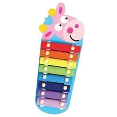 Деревянный цветной ксилофон Жираф цена и информация | Игрушки для малышей | 220.lv