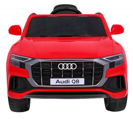 Vienvietis elektromobilis Audi Q8 LIFT, raudonas cena un informācija | Bērnu elektroauto | 220.lv