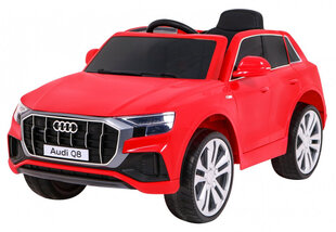Vienvietis elektromobilis Audi Q8 LIFT, raudonas cena un informācija | Bērnu elektroauto | 220.lv