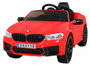 Vienvietīgs elektroauto BMW M5 DRIFT, sarkans cena un informācija | Bērnu elektroauto | 220.lv