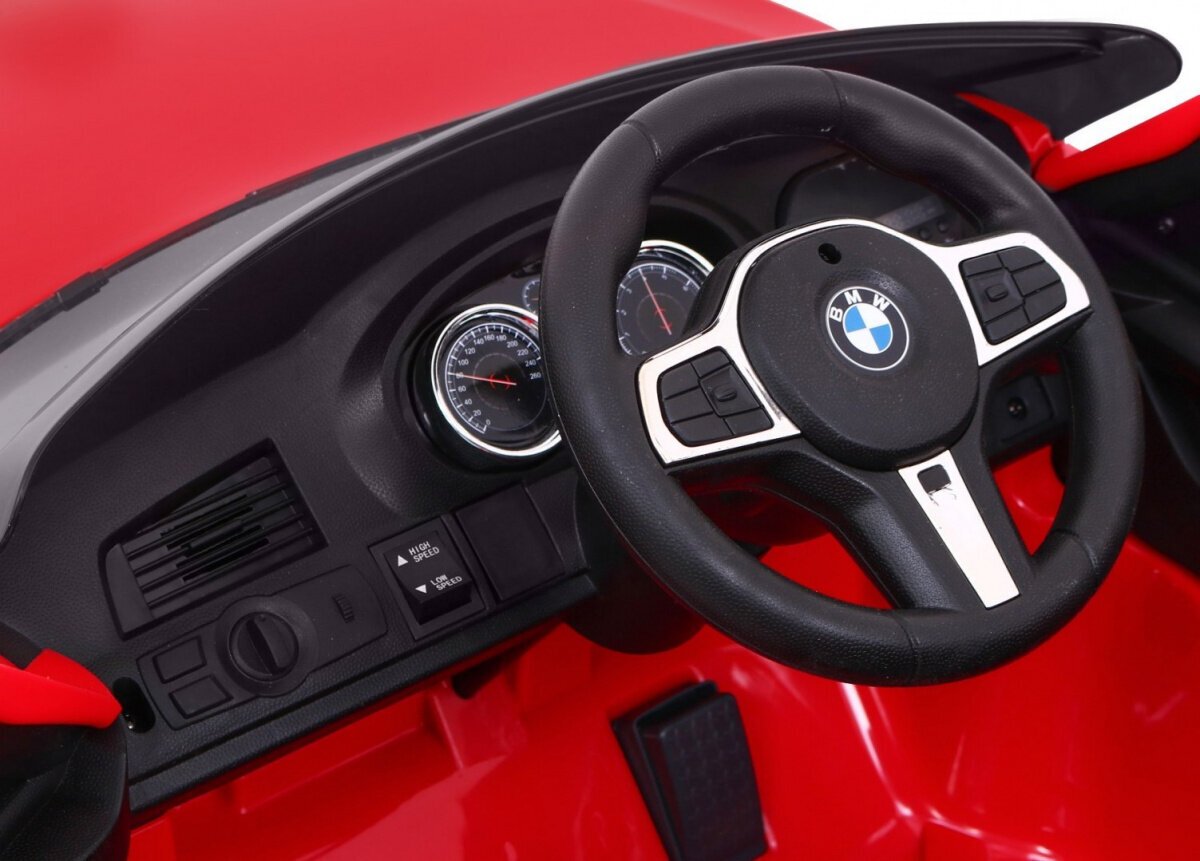 Vienvietis elektromobilis BMW 6 GT, raudonas цена и информация | Bērnu elektroauto | 220.lv
