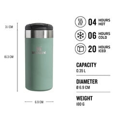 Stanley termokrūze The AeroLight Transit Mug, 0,35l cena un informācija | Termosi, termokrūzes | 220.lv