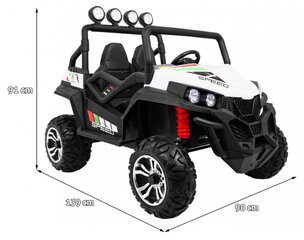 Divvietīgs bērnu kvadricikls Grand Buggy 4x4 LIFT, balts цена и информация | Электромобили для детей | 220.lv