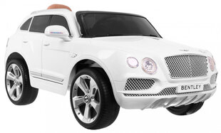 Vienvietis elektromobilis Bentley Bentayga, baltas cena un informācija | Bērnu elektroauto | 220.lv