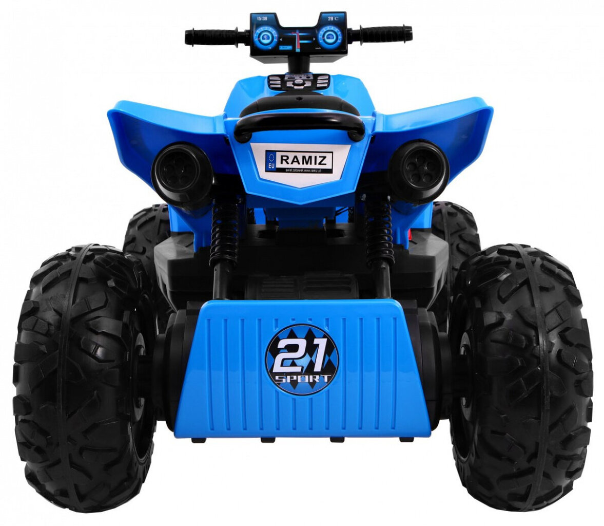 Kvadracikls Quad Sport Run 4x4, zils cena un informācija | Bērnu elektroauto | 220.lv