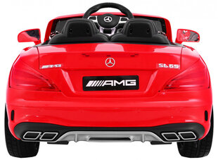 Одноместный электромобиль Mercedes AMG SL65, красный цена и информация | Электромобили для детей | 220.lv