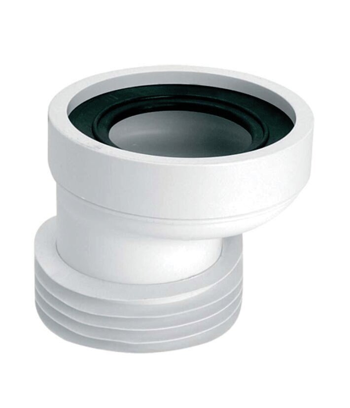 WC pieslēgums ekscentrisks , nobīde 20mm, 90-110mm, L-120mm cena un informācija | Piederumi tualetes podiem un bidē | 220.lv