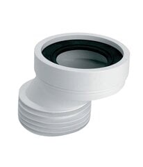 WC pieslēgums ekscentrisks, nobīde 40mm, 90-110mm, L-125mm cena un informācija | Piederumi tualetes podiem un bidē | 220.lv