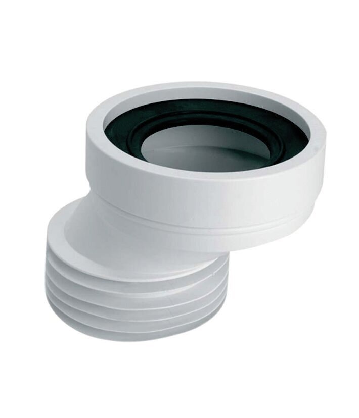WC pieslēgums ekscentrisks, nobīde 40mm, 90-110mm, L-125mm цена и информация | Piederumi tualetes podiem un bidē | 220.lv