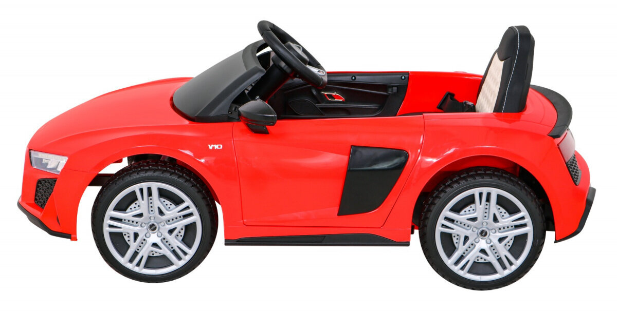 Vienvietīgs elektroauto Audi R8 LIFT, sarkans cena un informācija | Bērnu elektroauto | 220.lv