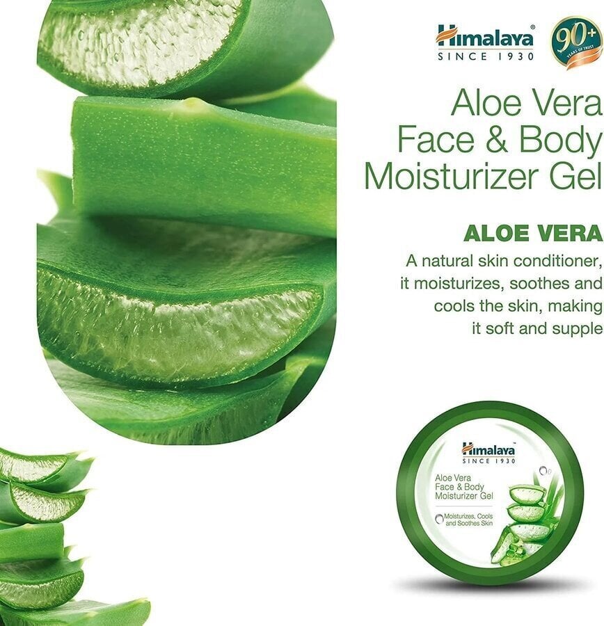 Mitrinošs sejas un ķermeņa gels Himalaya Aloe Vera, 300 ml цена и информация | Sejas krēmi | 220.lv