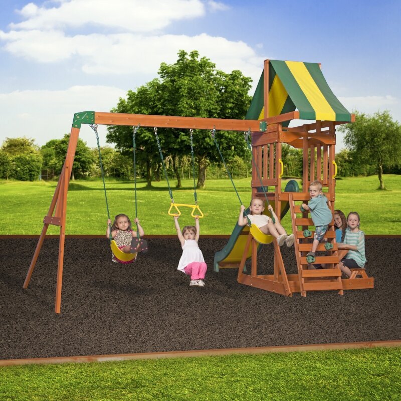 Koka rotaļu laukums Backyard Discovery цена и информация | Bērnu rotaļu laukumi, mājiņas | 220.lv
