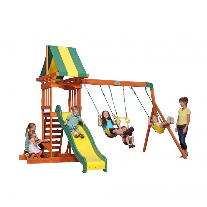 Koka rotaļu laukums Backyard Discovery цена и информация | Bērnu rotaļu laukumi, mājiņas | 220.lv