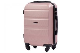 Маленький чемодан Wings AT01-XS, розовый цена и информация | Чемоданы, дорожные сумки  | 220.lv