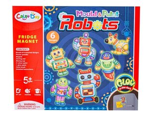 Radošs magnētu izgatavošanas komplekts Color Day Robots cena un informācija | Attīstošās rotaļlietas | 220.lv