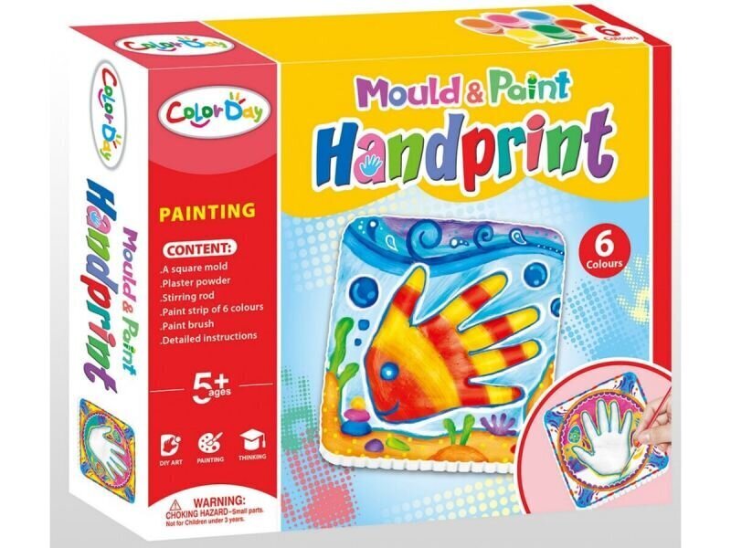 Radošais komplekts Coor Day Make a Handprint cena un informācija | Attīstošās rotaļlietas | 220.lv