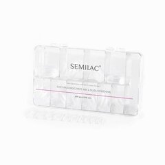 SEMILAC CLEAR TIPS прозрачные типсы для наращивания ногтей (120 шт.) цена и информация | Аппараты для маникюра и педикюра | 220.lv