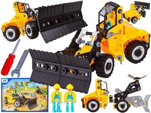 Būvmašīnu konstruktors 6in1, 223 daļas cena un informācija | Rotaļlietas zēniem | 220.lv