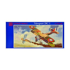 Līmējams modelis Nieuport 28C.I Glencoe Models, dzeltens цена и информация | Склеиваемые модели | 220.lv