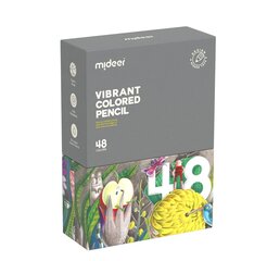 MiDeer цветные карандаши на масляной основе MiDeer, 48 шт цена и информация | Принадлежности для рисования, лепки | 220.lv
