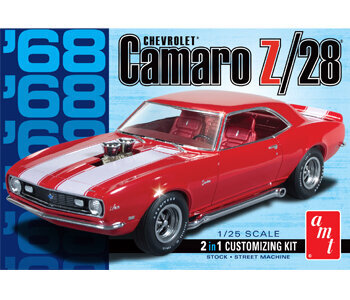 Līmējamais modelis 1968 m. Camaro AMT, sarkans cena un informācija | Līmējamie modeļi | 220.lv