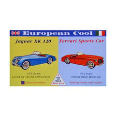 Līmējamais modelis Jaguar XK-120 Ferrari 250, zils cena un informācija | Līmējamie modeļi | 220.lv