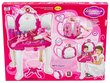 Bērnu grima galds ar aksesuāriem Xiong Cheng, rozā cena un informācija | Rotaļlietas meitenēm | 220.lv