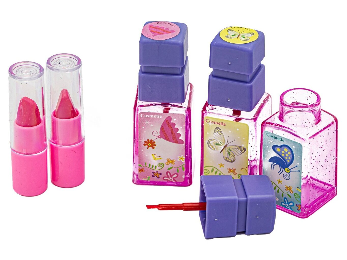 Bērnu grima galds ar aksesuāriem Xiong Cheng, rozā cena un informācija | Rotaļlietas meitenēm | 220.lv