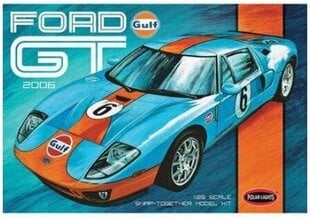 Līmējamais modelis Gulf 2006 Ford GT Polar Lights, zils cena un informācija | Līmējamie modeļi | 220.lv