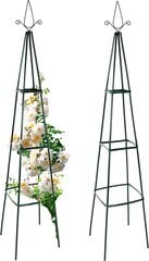 Подставка металлическая Роза пирамидка 2шт, 2,35х35х195 см цена и информация | Подставки для цветов, держатели для вазонов | 220.lv