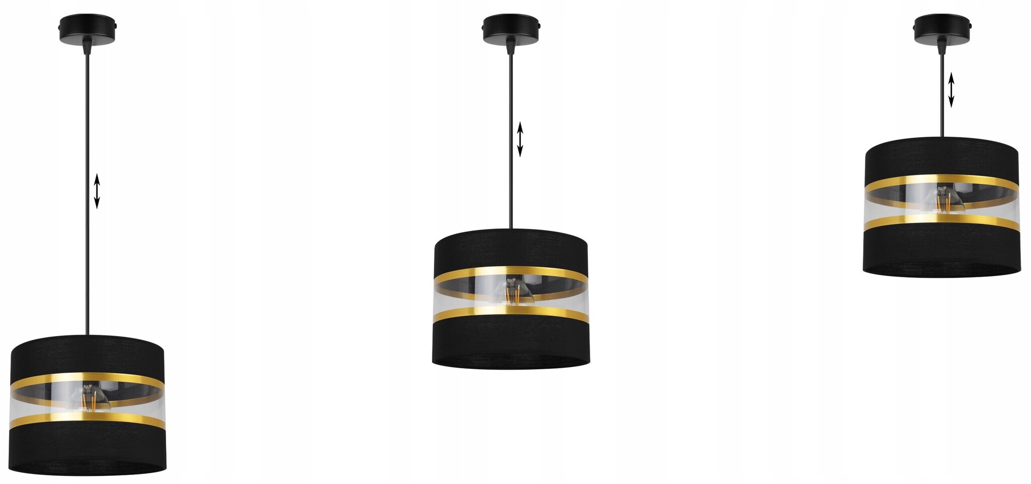 LightHome griestu lampa, Elegance Gold cena un informācija | Lustras | 220.lv