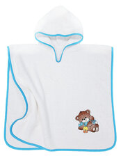 Детское полотенце пончо, белое цена и информация | Полотенца | 220.lv