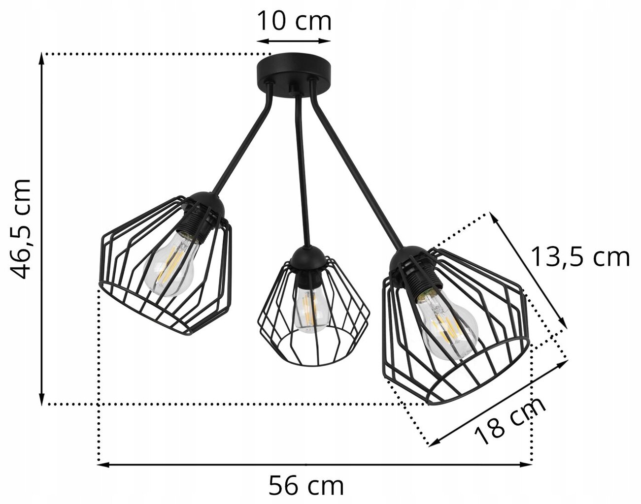 LightHome kulons Trio Santos cena un informācija | Lustras | 220.lv