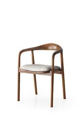 Krēsls Kalune Design PA-027, brūns/pelēks cena un informācija | Virtuves un ēdamistabas krēsli | 220.lv