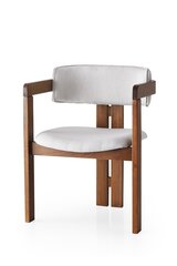 Krēsls Kalune Design CO-011, bēšs/brūns cena un informācija | Virtuves un ēdamistabas krēsli | 220.lv
