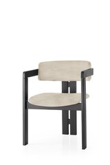 Krēsls Kalune Design CO-006, melns/pelēks cena un informācija | Virtuves un ēdamistabas krēsli | 220.lv