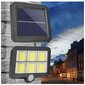 Lampa ar saules enerģiju Izoxis, melna cena un informācija | Āra apgaismojums | 220.lv