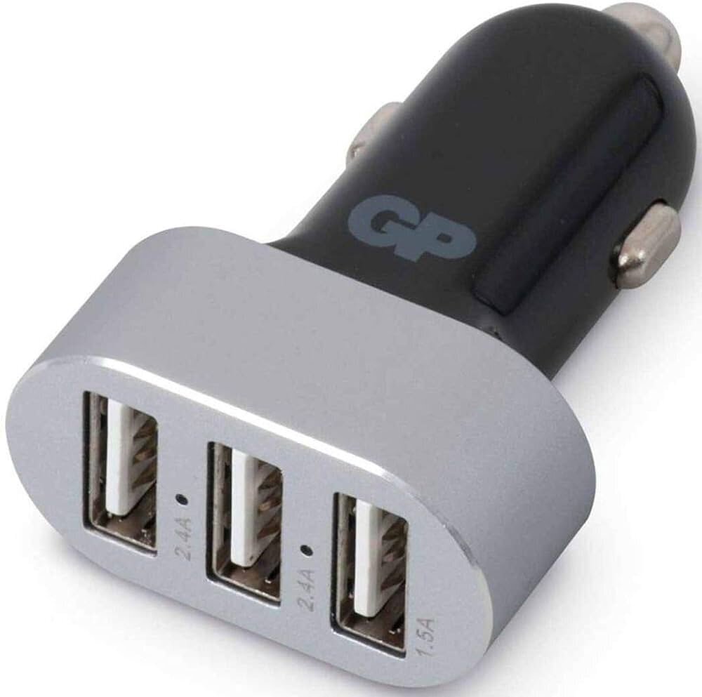 GP a/m lādētājs CC61 3xUSB 6.3A 31.5W cena un informācija | Lādētāji un adapteri | 220.lv